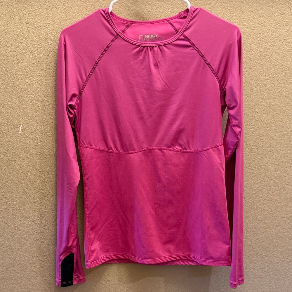 Skirtsports Pink Long Sleeve Athletic Top
